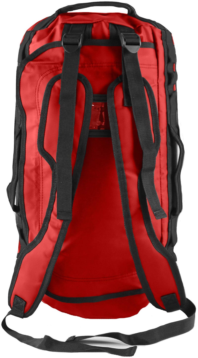 Element Equipment Trailhead Duffel Bag Shoulder Straps Waterproof Red Small - Image 3